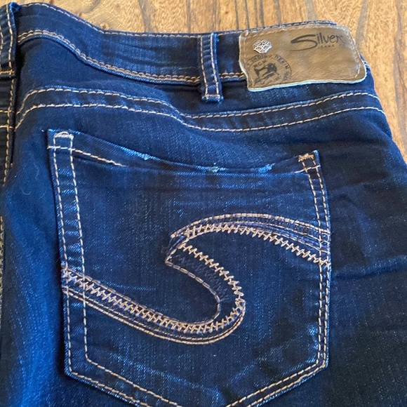 Suki Mid Straight Silver Jeans - w32/l30 - Picture 8 of 8